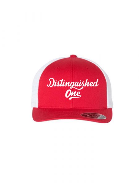 Red Price of Trucker Hat by Distinguished One