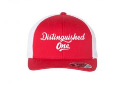 Red Price of Trucker Hat by Distinguished One